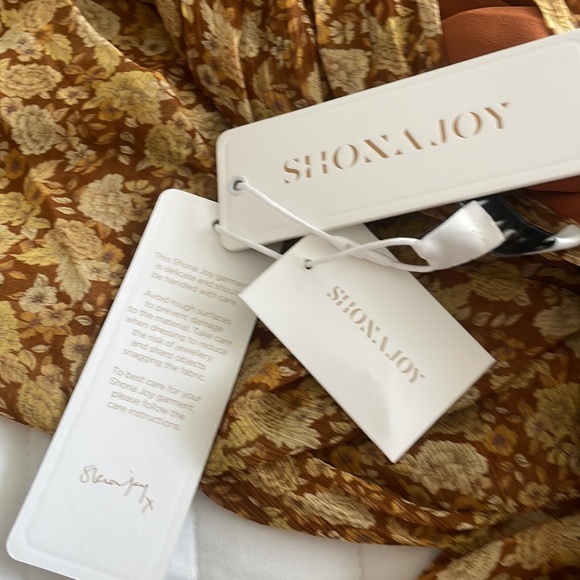 NWT SHONA JOY SUNSET RUCHED MINI - Picture 4 of 8